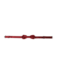 Dolce & Gabbana Red Silk Jacquard Adjustable Neck Men Bow Tie -  Neckties, Men -  Dolce & Gabbana.