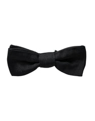 Dolce & Gabbana Black Silk Adjustable Neck Men Bow Tie -  Neckties, Men -  Dolce & Gabbana.