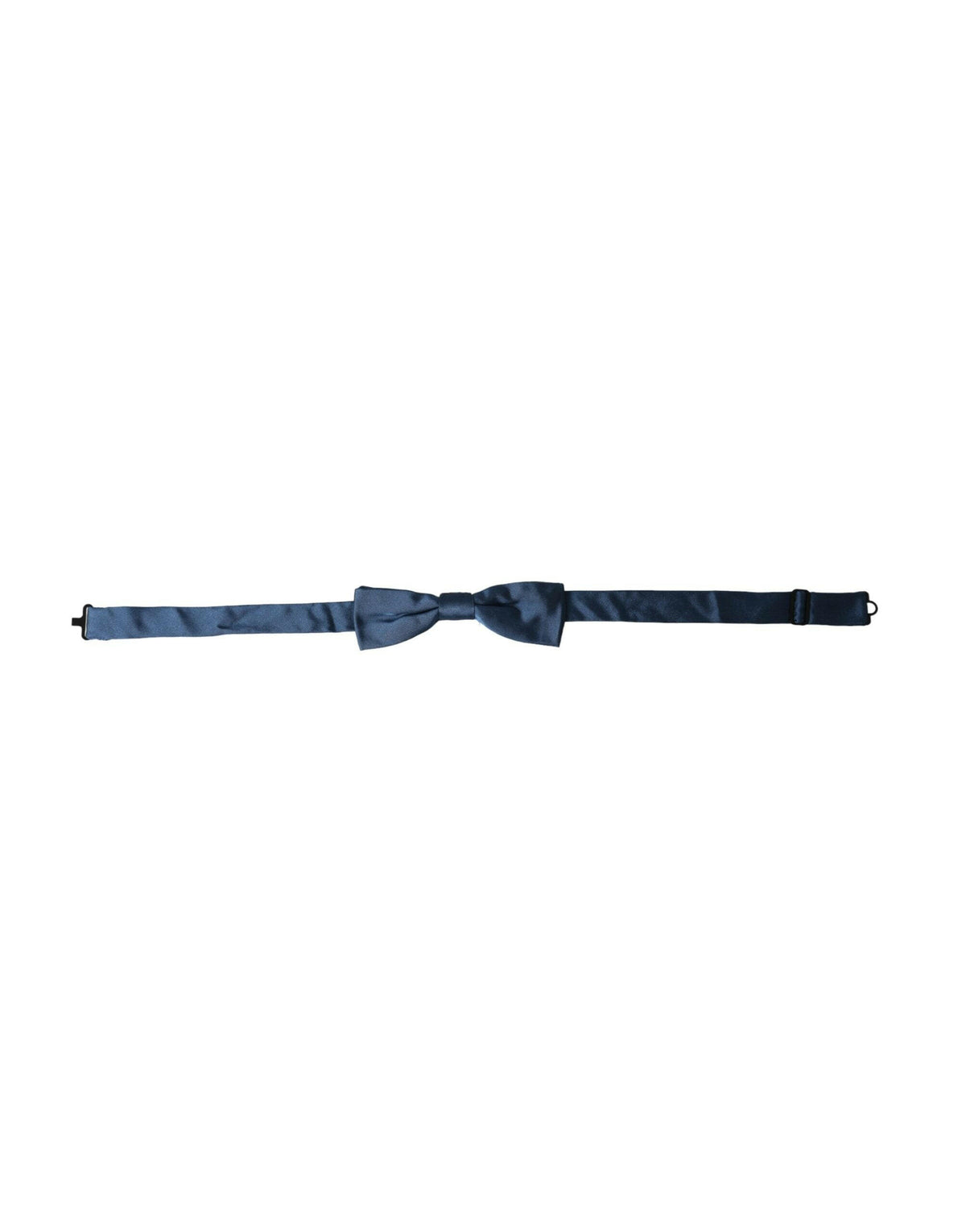 Dolce & Gabbana Blue Satin Silk Adjustable Neck Men Bow Tie -  Neckties, Men -  Dolce & Gabbana.