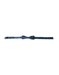 Dolce & Gabbana Blue Satin Silk Adjustable Neck Men Bow Tie -  Neckties, Men -  Dolce & Gabbana.