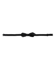 Dolce & Gabbana Black Silk Adjustable Neck Men Bow Tie -  Neckties, Men -  Dolce & Gabbana.