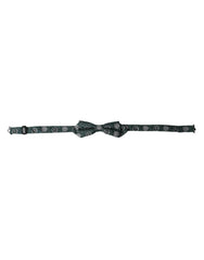 Dolce & Gabbana Green Silk Floral Adjustable Neck Men Bow Tie -  Neckties, Men -  Dolce & Gabbana.