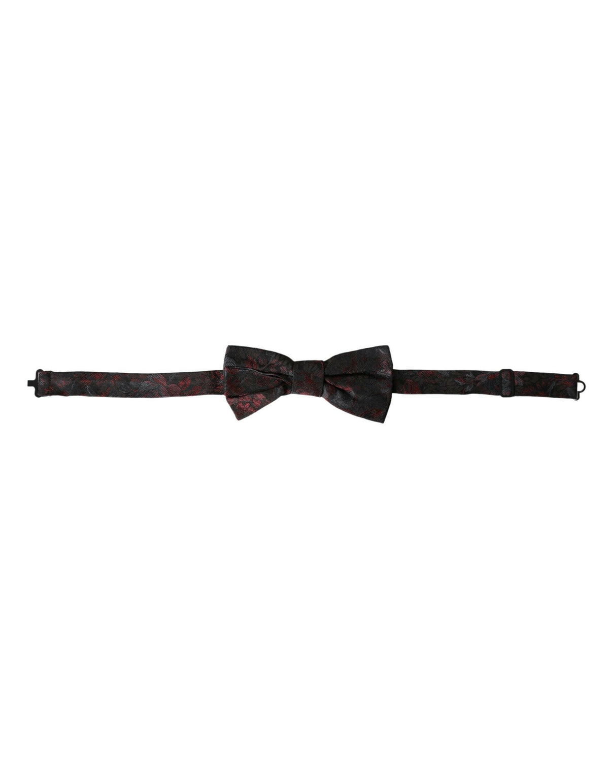 Dolce & Gabbana Red Black Floral Adjustable Neck Men Bow Tie -  Neckties, Men -  Dolce & Gabbana.
