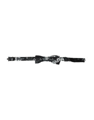 Dolce & Gabbana Black Floral Fantasy Adjustable Neck Men Bow Tie -  Neckties, Men -  Dolce & Gabbana.