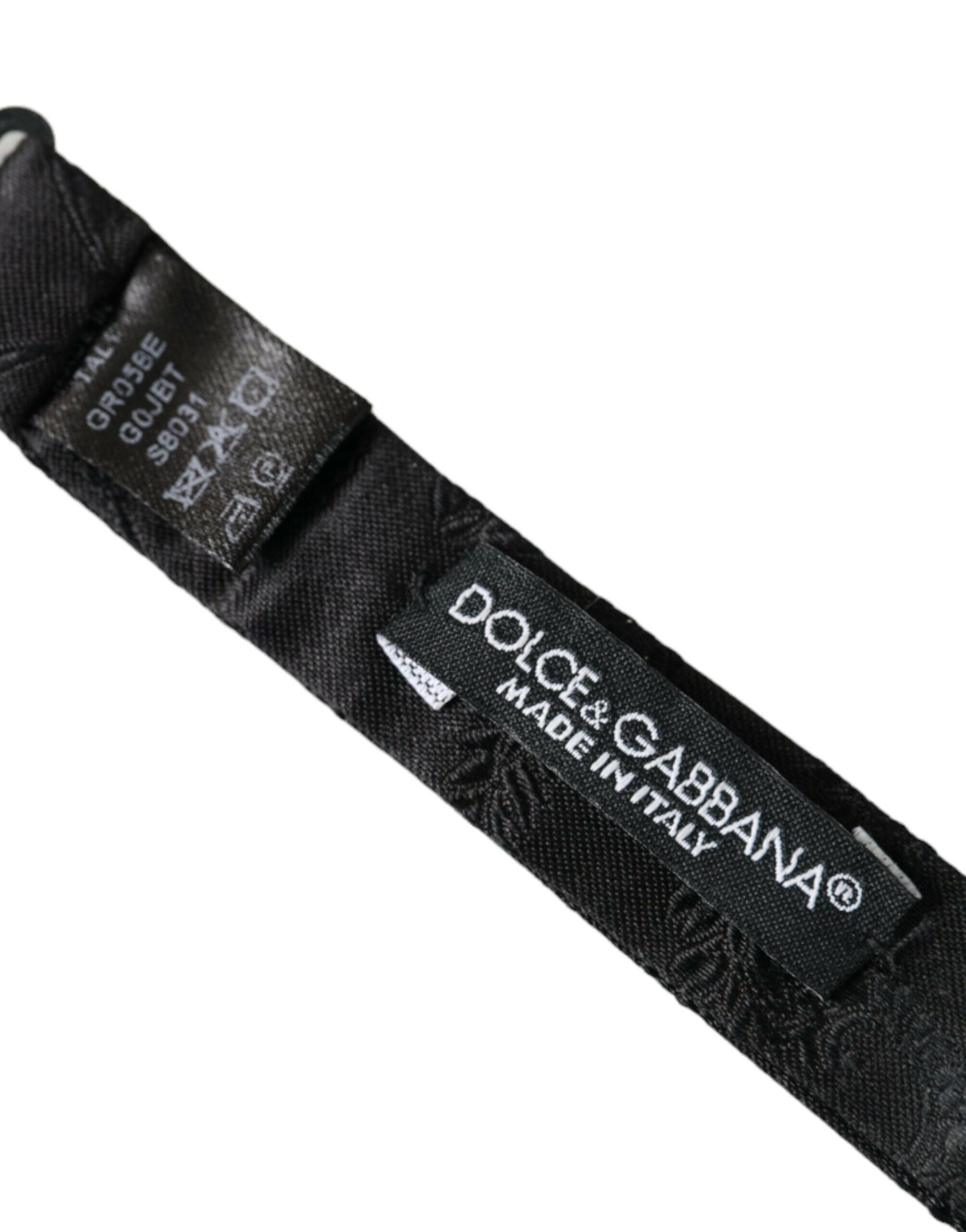 Dolce & Gabbana Multicolor Fantasy Silk Adjustable Neck Bow Tie -  Neckties, Men -  Dolce & Gabbana.