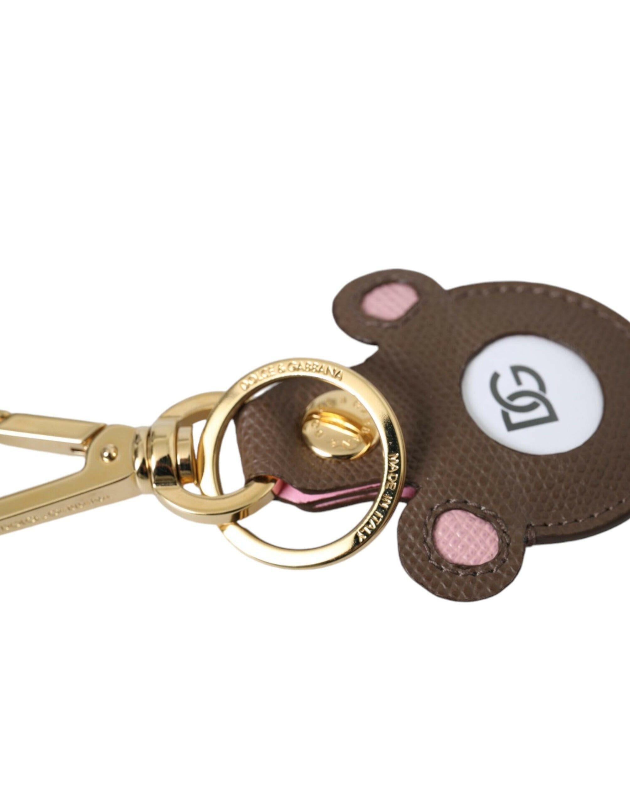 Dolce & Gabbana Multicolor Dauphine Calfskin DG Logo Keyring Keychain -  Men´s Keychains -  Dolce & Gabbana.