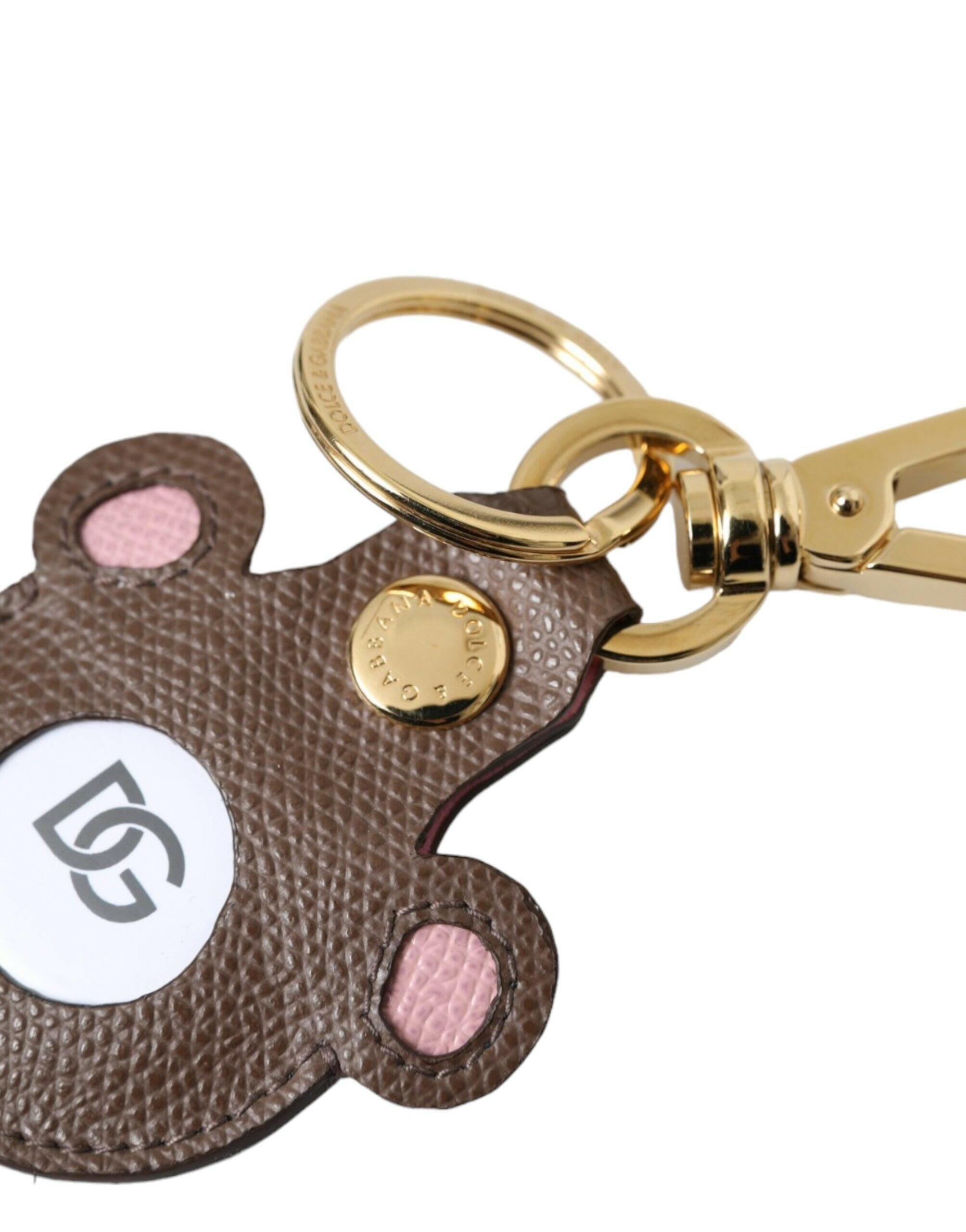 Dolce & Gabbana Multicolor Dauphine Calfskin DG Logo Keyring Keychain -  Men´s Keychains -  Dolce & Gabbana.