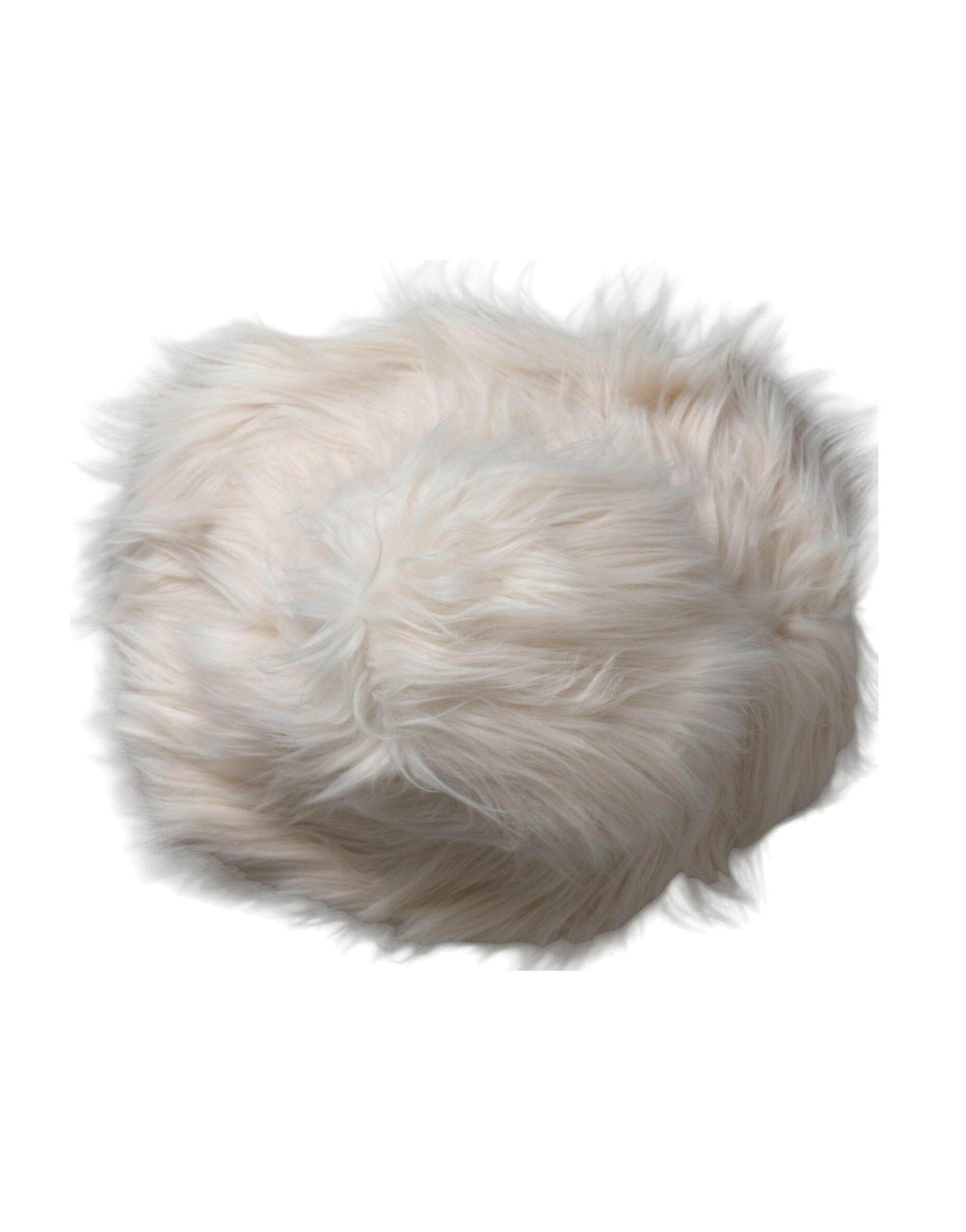 Dolce & Gabbana Off White Acrylic Fur Womens Bucket Hat -   -  Dolce & Gabbana.