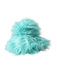 Dolce & Gabbana Mint Green Acrylic Fur Womens Bucket Hat -   -  Dolce & Gabbana.