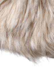 Dolce & Gabbana Beige Acrylic Fur Women Bucket Hat -   -  Dolce & Gabbana.