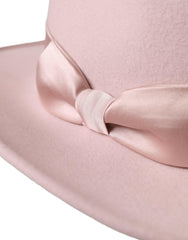 Dolce & Gabbana Pink Rabbit Fedora Trilby Women Hat -   -  Dolce & Gabbana.