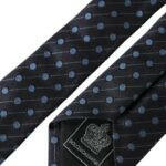 Dolce & Gabbana Black Blue Polka Dot Silk Adjustable Men Tie -  Neckties, Men -  Dolce & Gabbana.