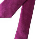 Dolce & Gabbana Purple Solid Satin Silk Adjustable Men Tie -  Neckties, Men -  Dolce & Gabbana.
