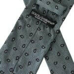 Dolce & Gabbana Green 100% Silk Patterned Adjustable Men Tie -  Neckties, Men -  Dolce & Gabbana.