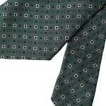 Dolce & Gabbana Green Silk Branded Logo Adjustable Men Tie -  Neckties, Men -  Dolce & Gabbana.