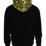 Dolce & Gabbana Black Logo Cotton Hooded Sweatshirt Sweater -   -  Dolce & Gabbana.