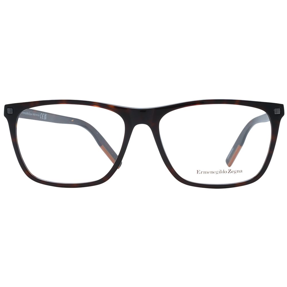 Ermenegildo Zegna Brown Men Glasses Frame -   -  Ermenegildo Zegna.