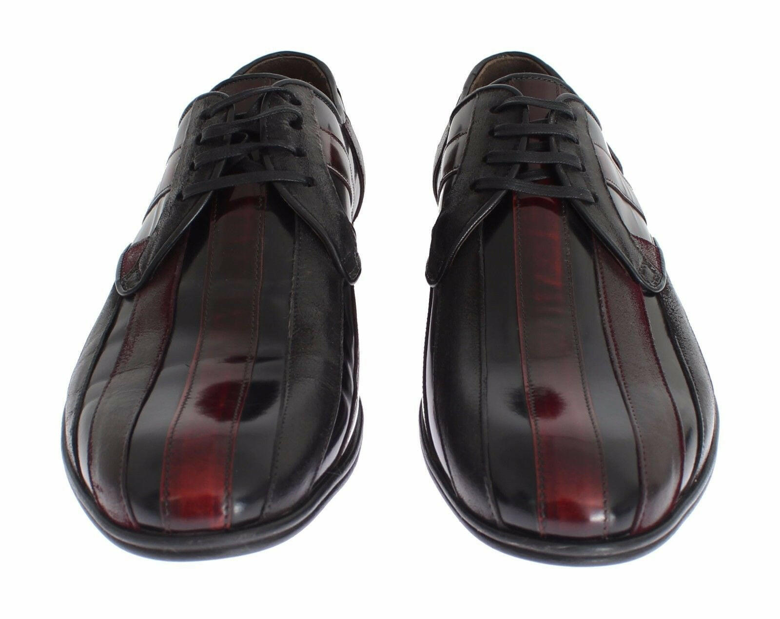 Dolce & Gabbana Black Bordeaux Leather Dress Formal Shoes -   -  Dolce & Gabbana.