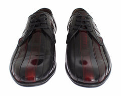 Dolce & Gabbana Black Bordeaux Leather Dress Formal Shoes -   -  Dolce & Gabbana.