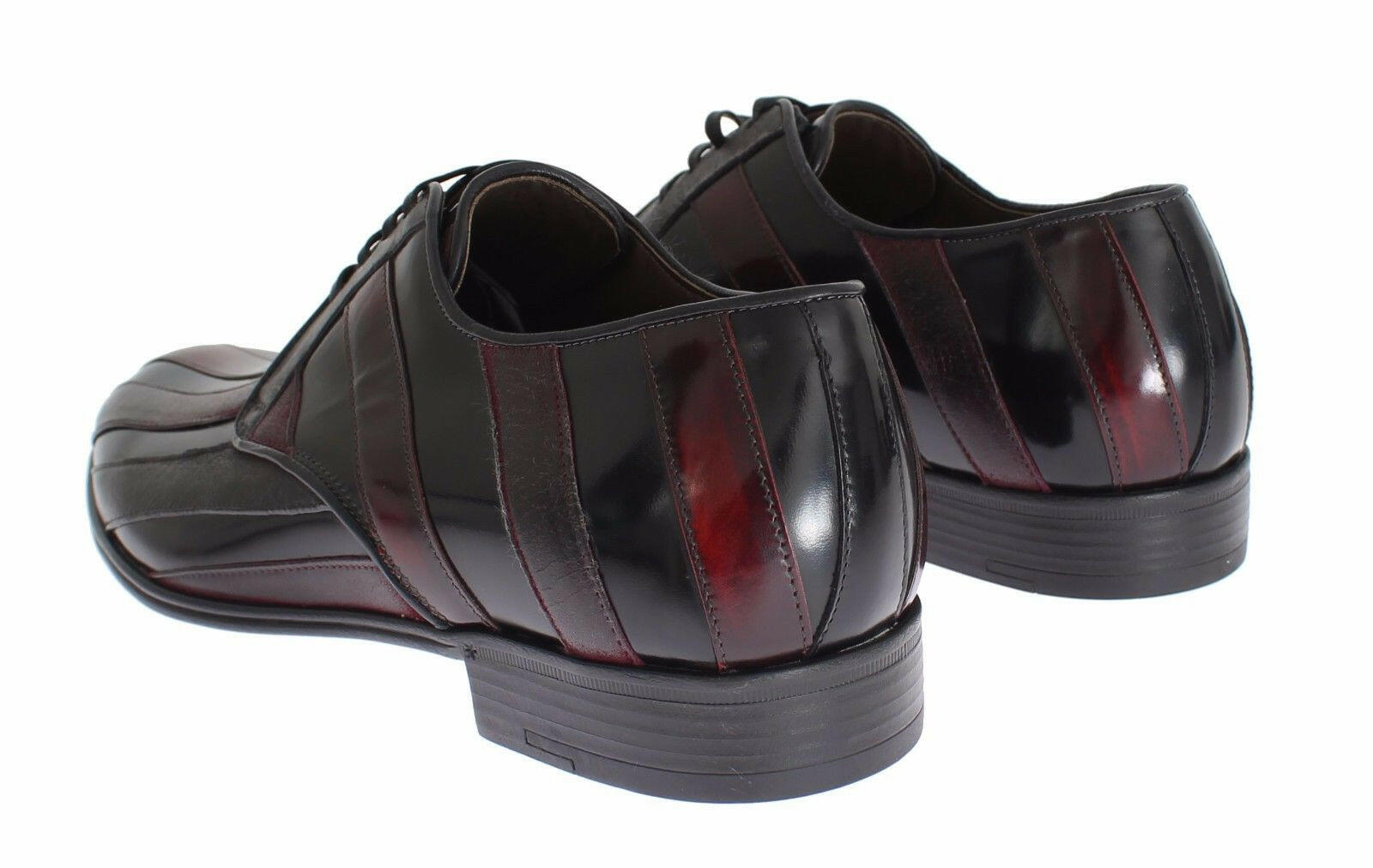 Dolce & Gabbana Black Bordeaux Leather Dress Formal Shoes -   -  Dolce & Gabbana.