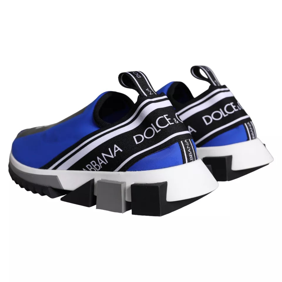 Dolce & Gabbana Blue Logo Low Top Sorrento Sneakers Shoes -   -  Dolce & Gabbana.