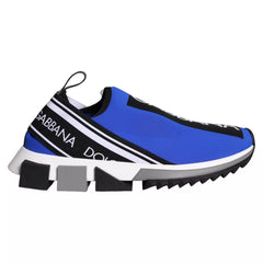 Dolce & Gabbana Blue Logo Low Top Sorrento Sneakers Shoes -   -  Dolce & Gabbana.
