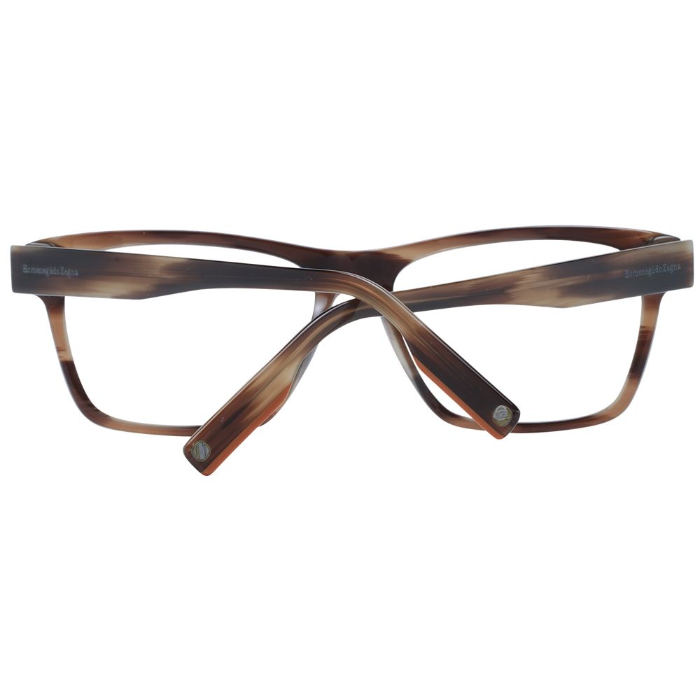 Ermenegildo Zegna Brown Men Glasses Frame -   -  Ermenegildo Zegna.