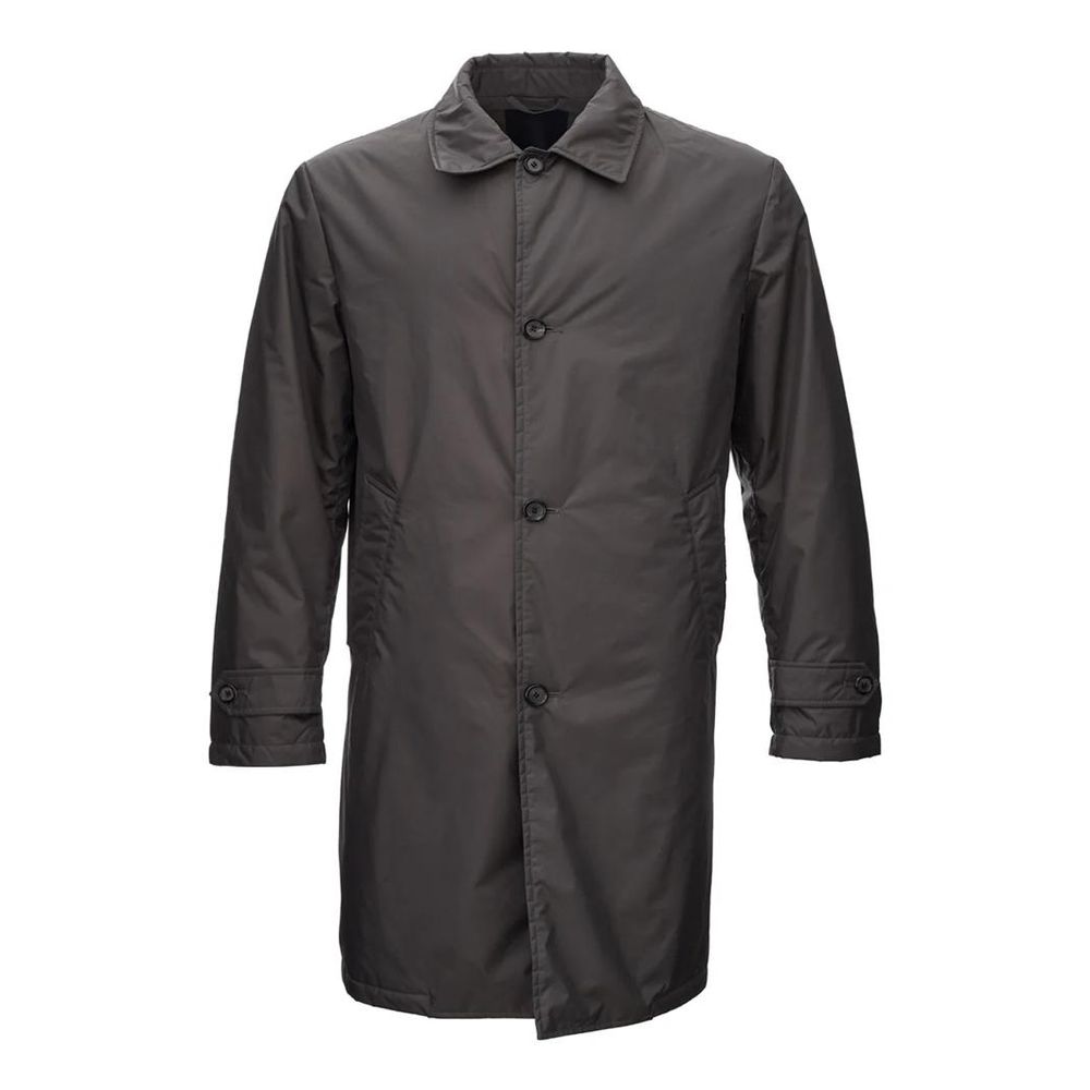 Add Brown Polyester Jacket -   -  Add.