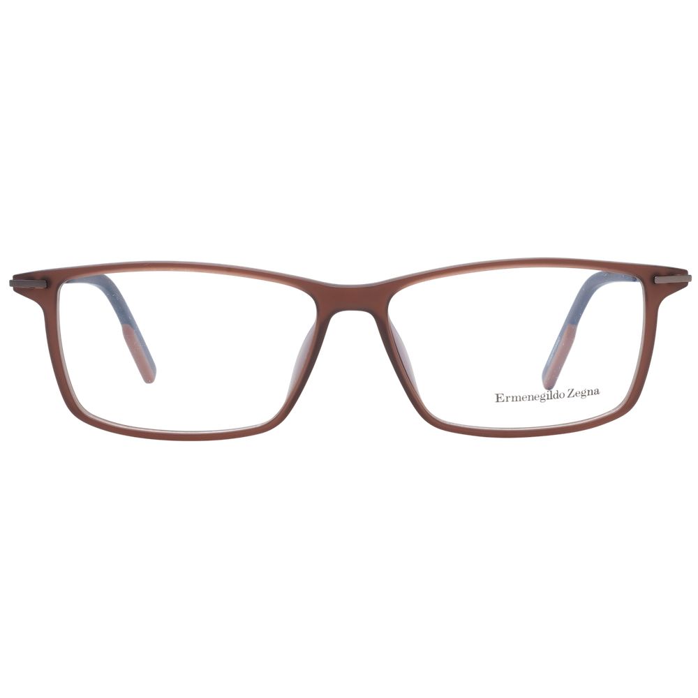 Ermenegildo Zegna Brown Men Glasses Frame -   -  Ermenegildo Zegna.