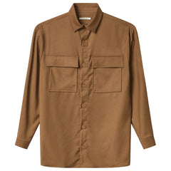 Hinnominate Brown Polyester Shirt -   -  Hinnominate.