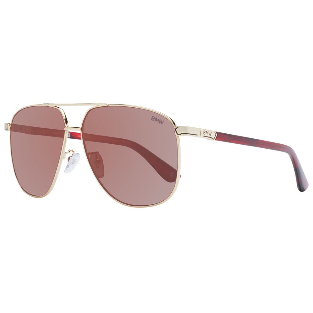 BMW Gold Men Sunglass -   -  BMW.