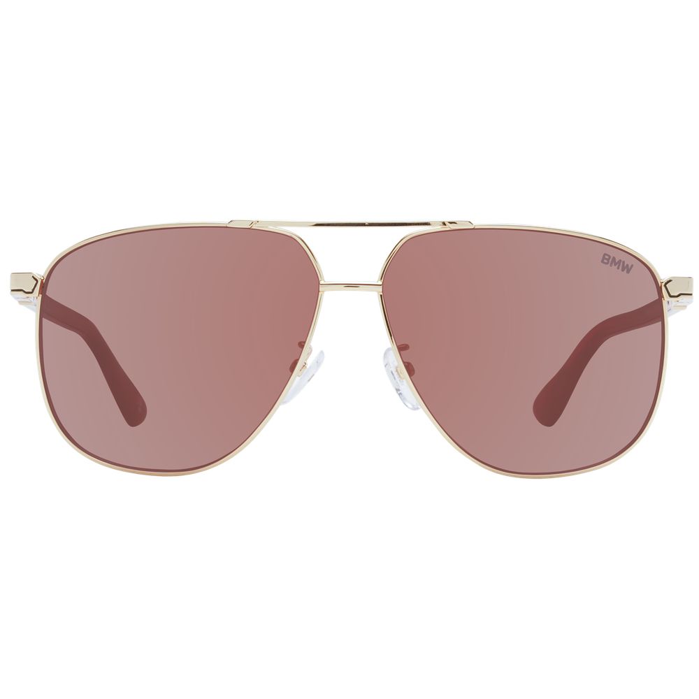 BMW Gold Men Sunglass -   -  BMW.