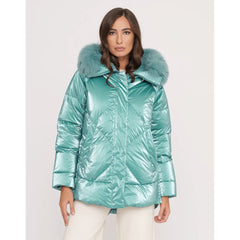 People Of Shibuya Light Blue Polyester Women Jacket -   -  People Of Shibuya.