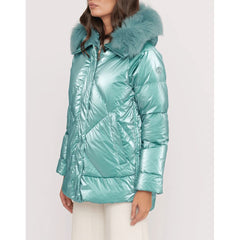 People Of Shibuya Light Blue Polyester Women Jacket -   -  People Of Shibuya.
