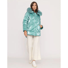 People Of Shibuya Light Blue Polyester Women Jacket -   -  People Of Shibuya.