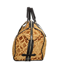 Dolce & Gabbana Beige Velvet Top Handle Shoulder Duffle Women Bag -  Luxury Shoulder Bag for Women -  Dolce & Gabbana.