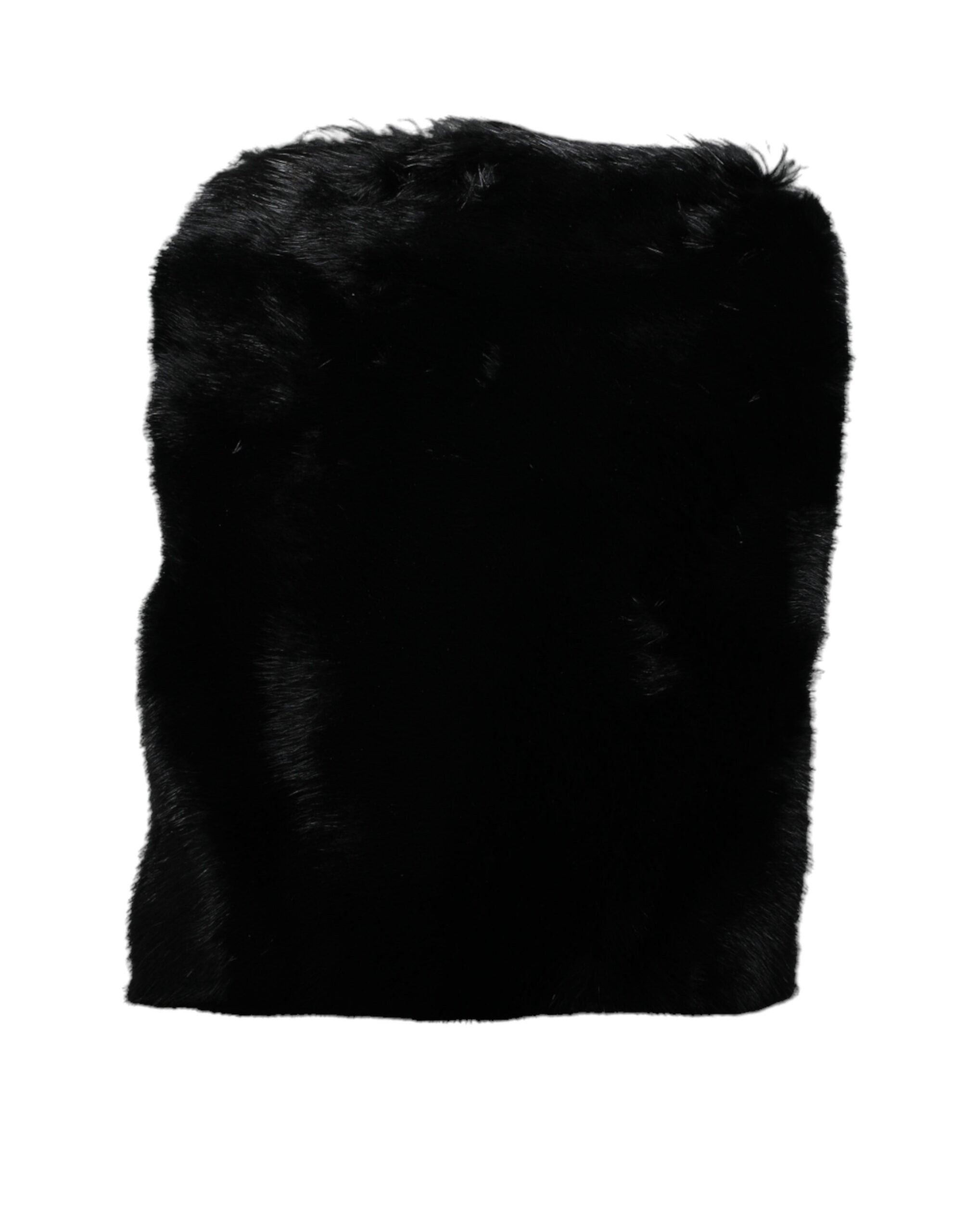Dolce & Gabbana Black Faux Fur Silver Chain Crossbody Shoulder Purse Bag -  Luxury Cross Body Bag for Women -  Dolce & Gabbana.