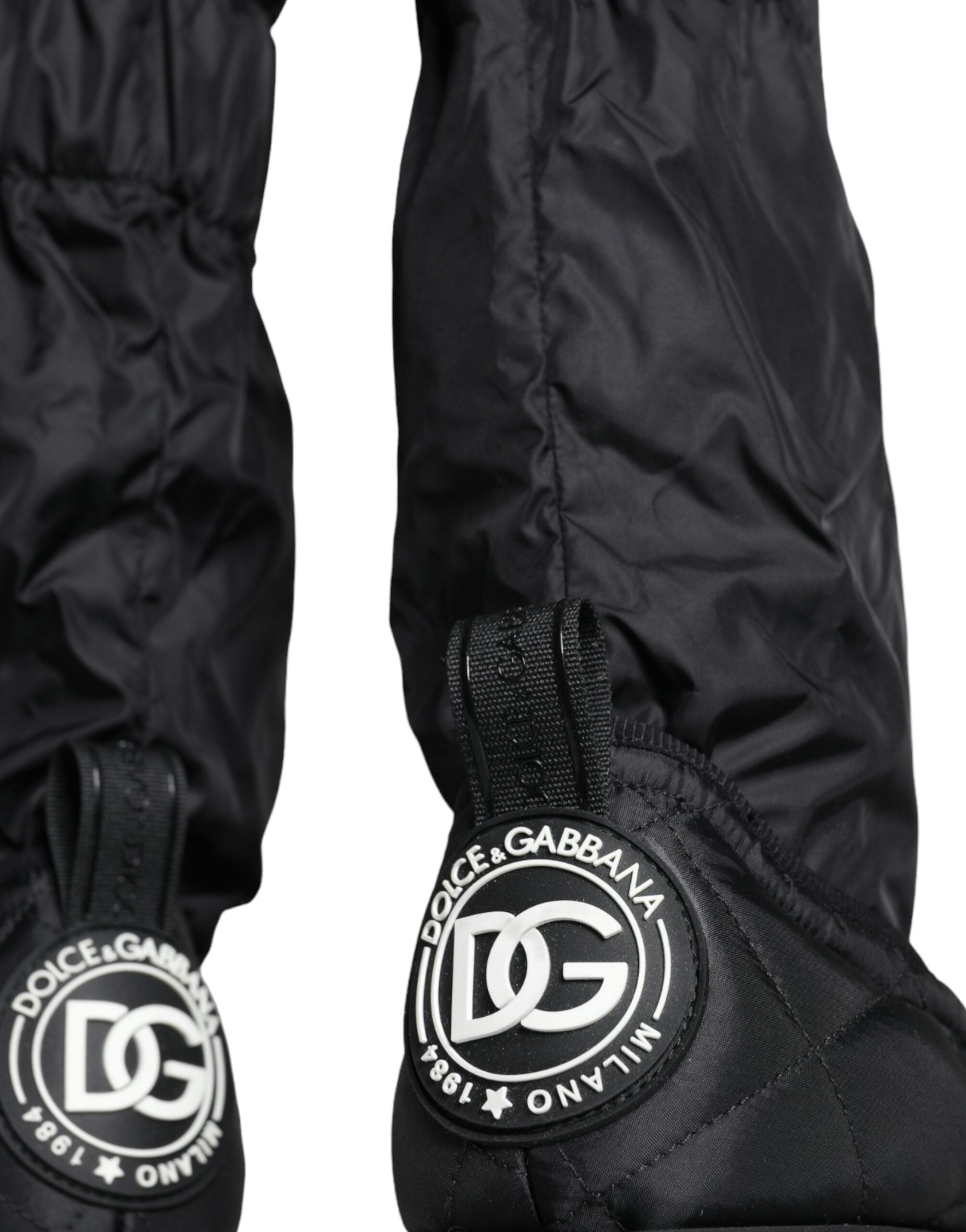 Dolce & Gabbana Black Quilted High Top Boots Sneakers Shoes -   -  Dolce & Gabbana.