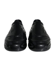 Dolce & Gabbana Black Foiled Rubber Toy Low Top Men Sneakers Shoes -   -  Dolce & Gabbana.