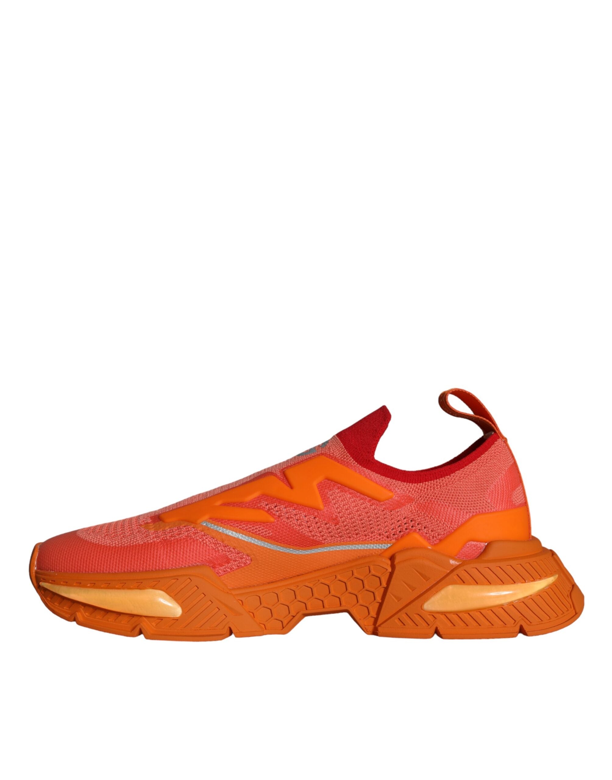 Dolce & Gabbana Orange Airmaster Low Top Men Sneakers Shoes -   -  Dolce & Gabbana.