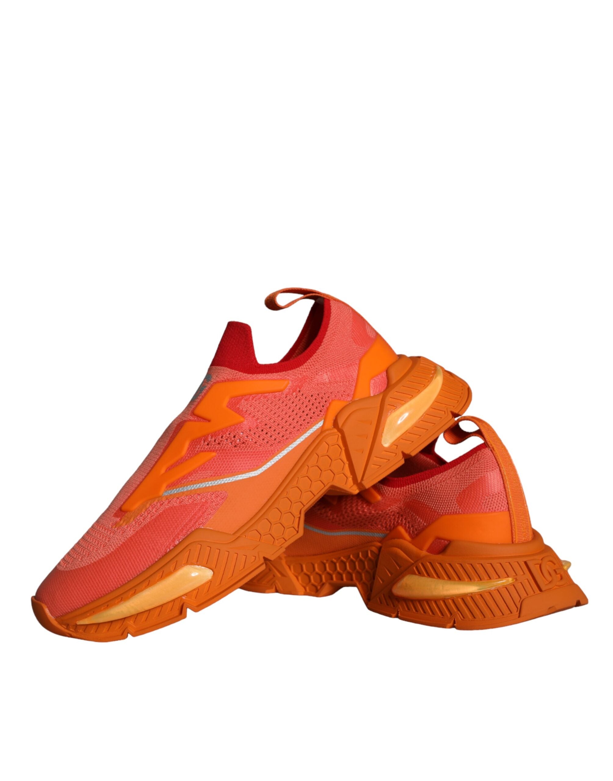 Dolce & Gabbana Orange Airmaster Low Top Men Sneakers Shoes -   -  Dolce & Gabbana.