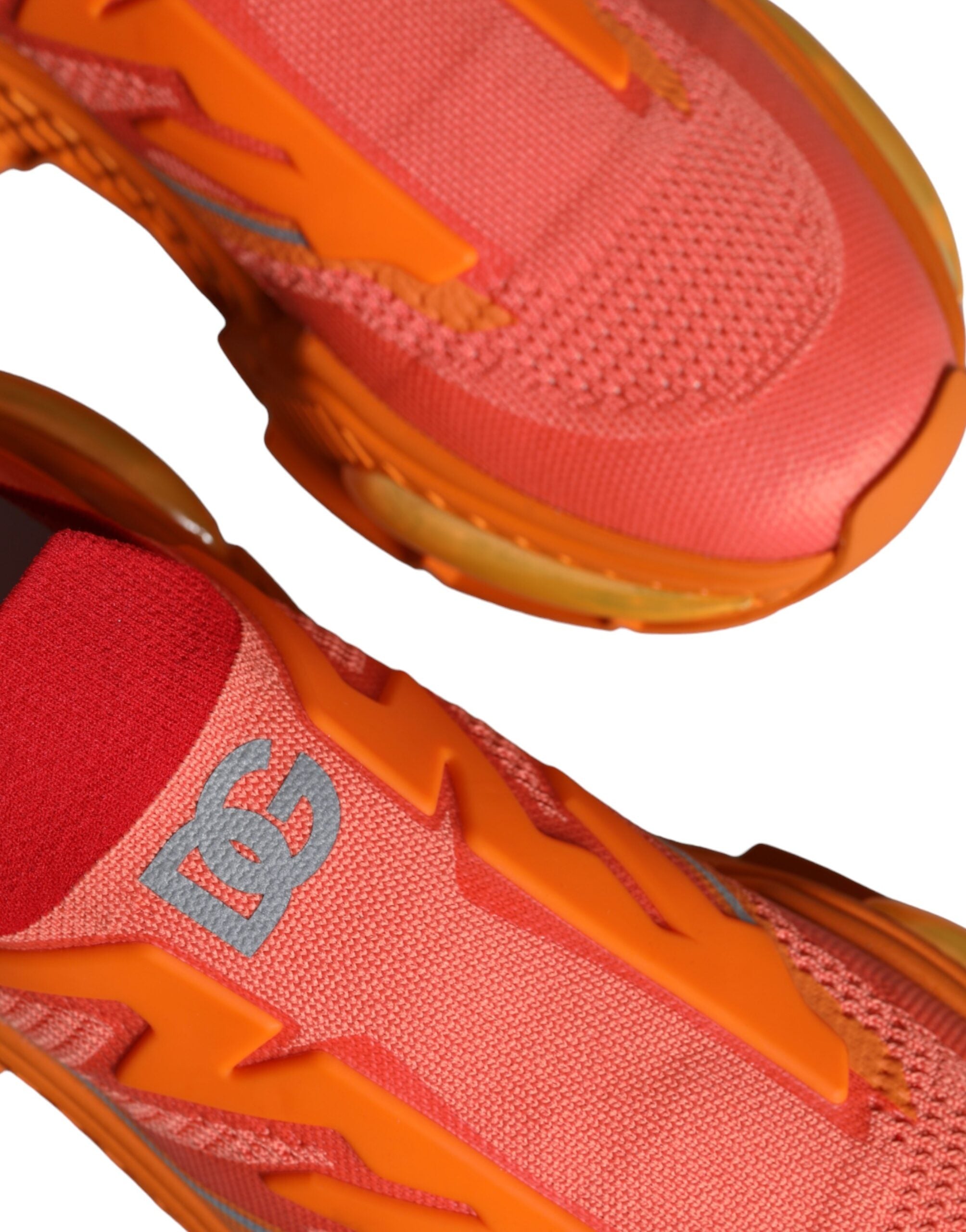 Dolce & Gabbana Orange Airmaster Low Top Men Sneakers Shoes -   -  Dolce & Gabbana.