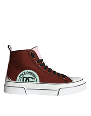 Dolce & Gabbana Multicolor Patchwork High Top Sneaker Shoes -   -  Dolce & Gabbana.