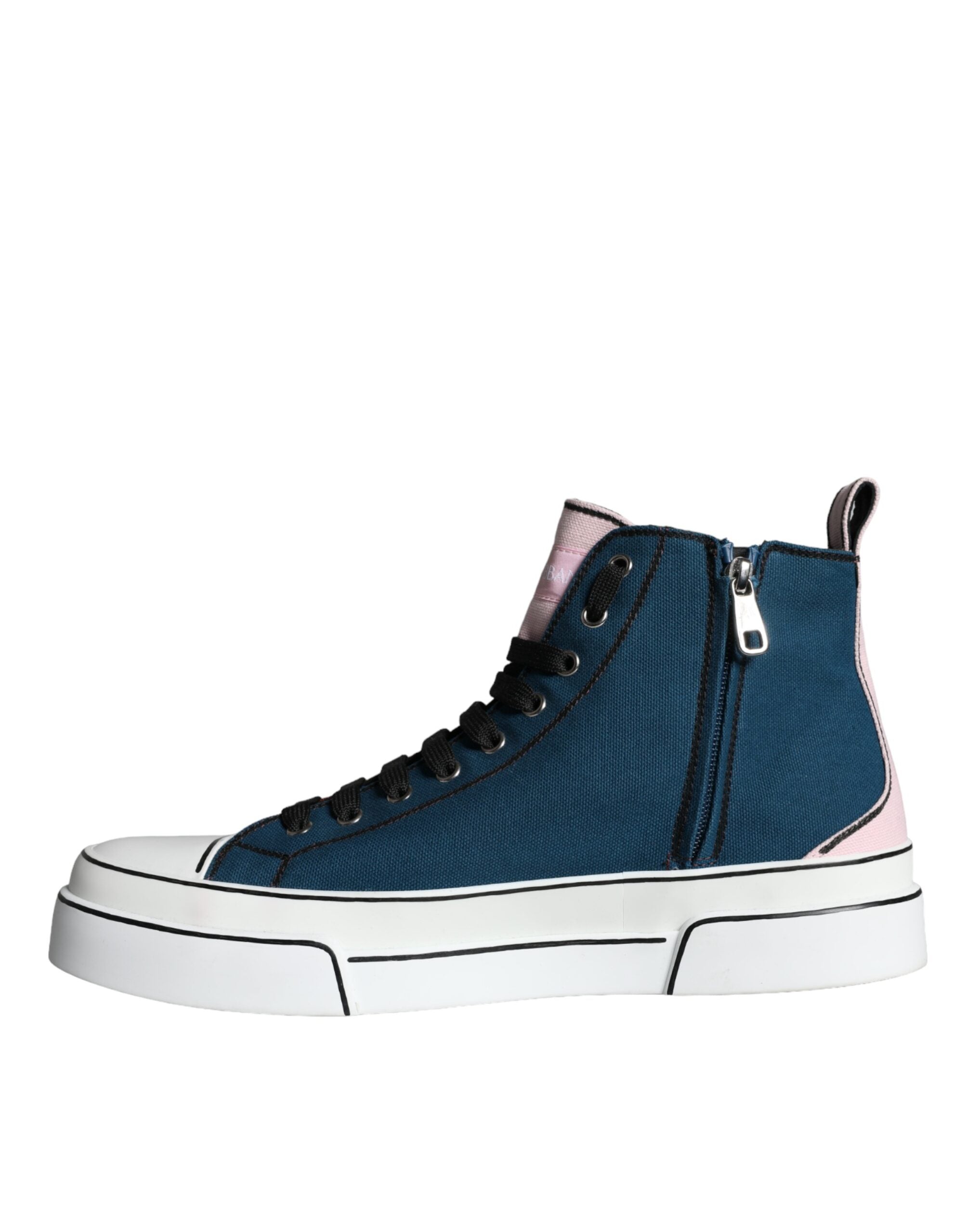 Dolce & Gabbana Multicolor Patchwork High Top Sneaker Shoes -   -  Dolce & Gabbana.
