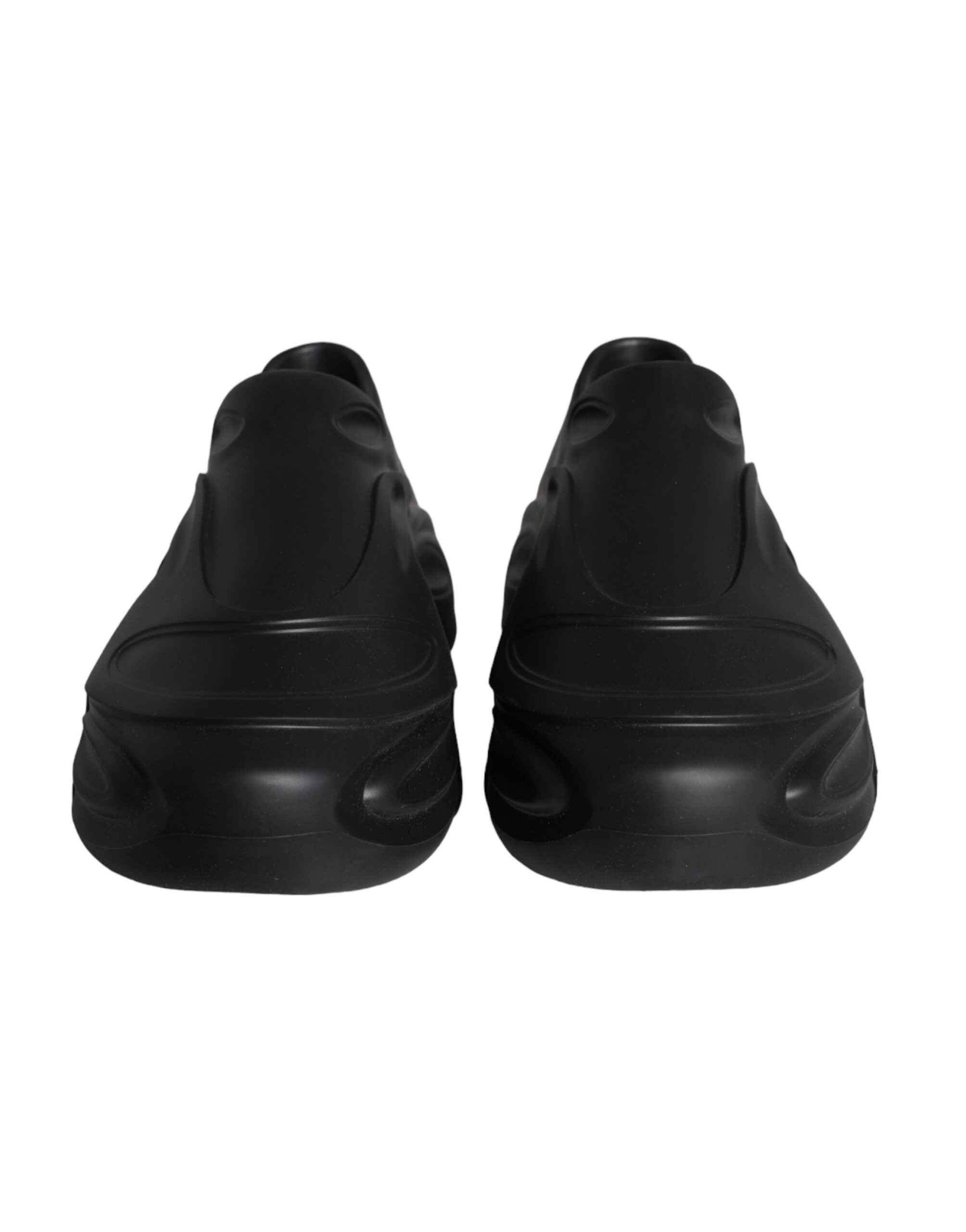 Dolce & Gabbana Black Foiled Rubber Toy Low Top Sneakers Shoes -   -  Dolce & Gabbana.