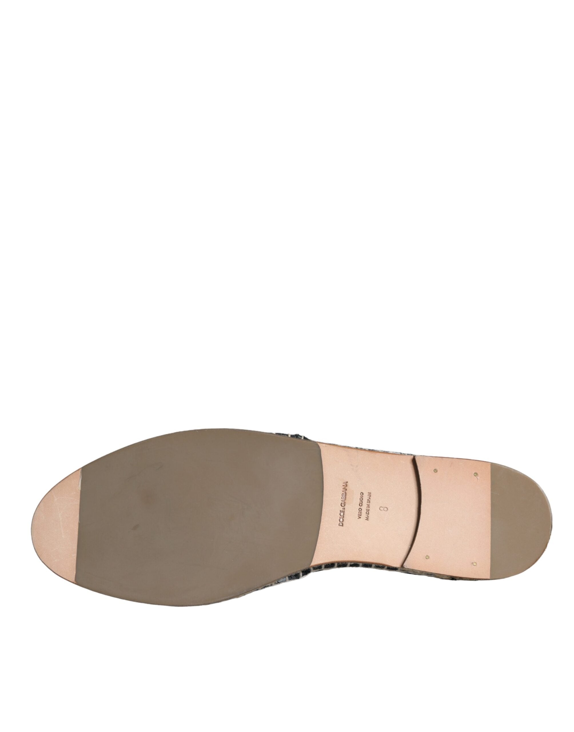 Dolce & Gabbana Black Floral Cotton Leather Espadrilles Shoes -   -  Dolce & Gabbana.