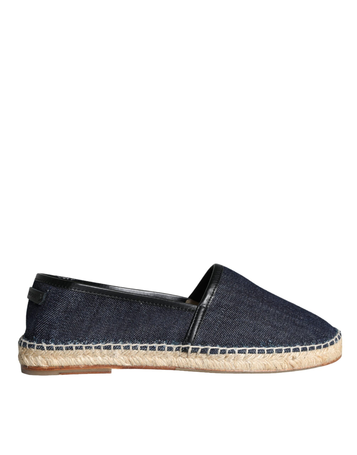 Dolce & Gabbana Blue Denim Cotton Leather Espadrilles Shoes -   -  Dolce & Gabbana.