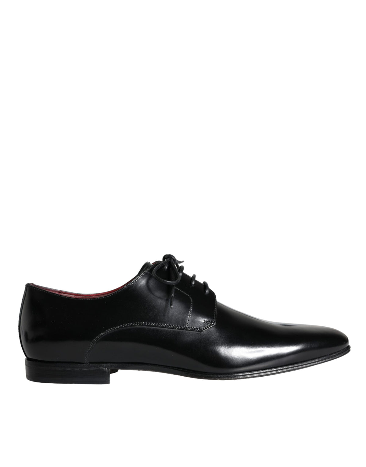 Dolce & Gabbana Black Calfskin Leather Derby Dress Men Shoes -   -  Dolce & Gabbana.
