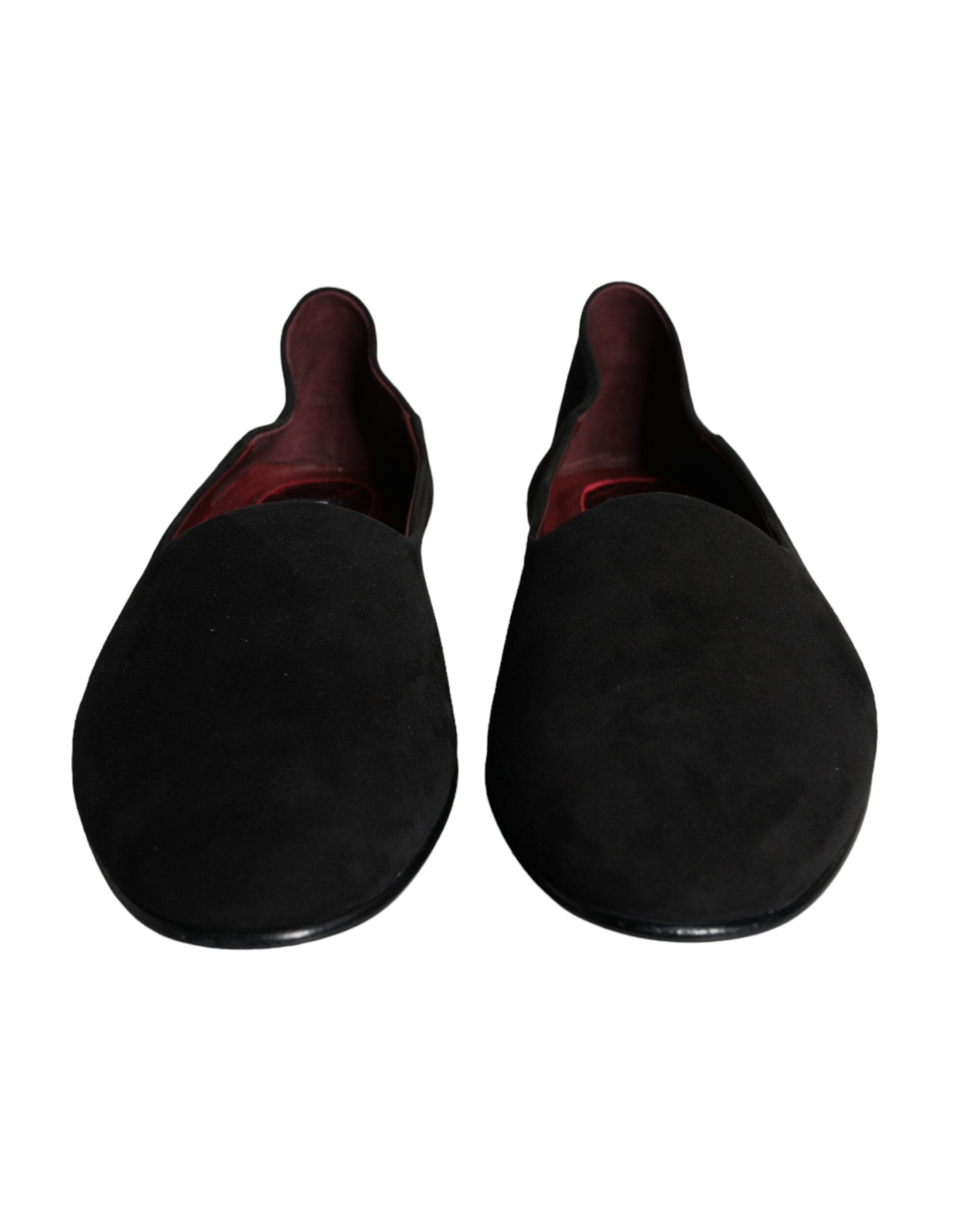 Dolce & Gabbana Black Suede Loafers Formal Slip On Shoes -   -  Dolce & Gabbana.