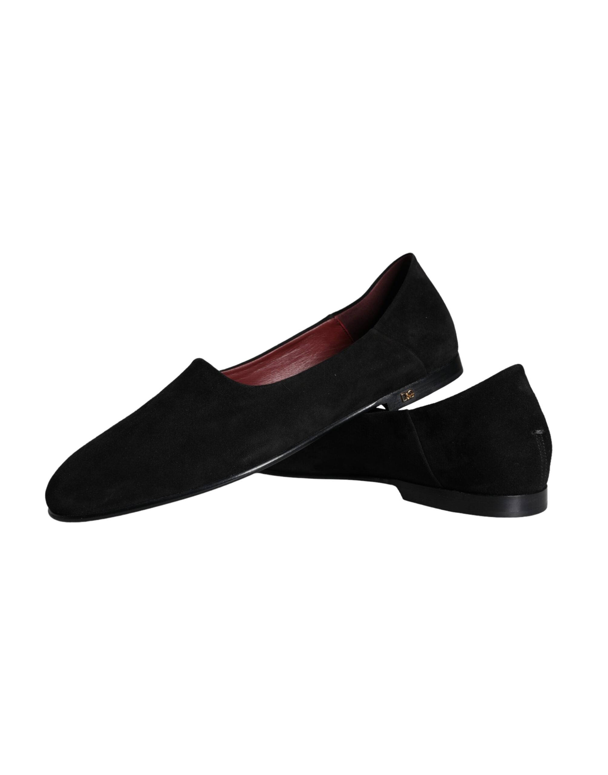 Dolce & Gabbana Black Suede Loafers Formal Slip On Shoes -   -  Dolce & Gabbana.
